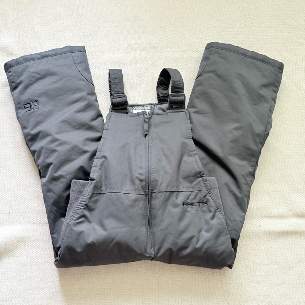 Arctix Kids color charcol Insulated Overalls size 5k - Picture 11 of 12